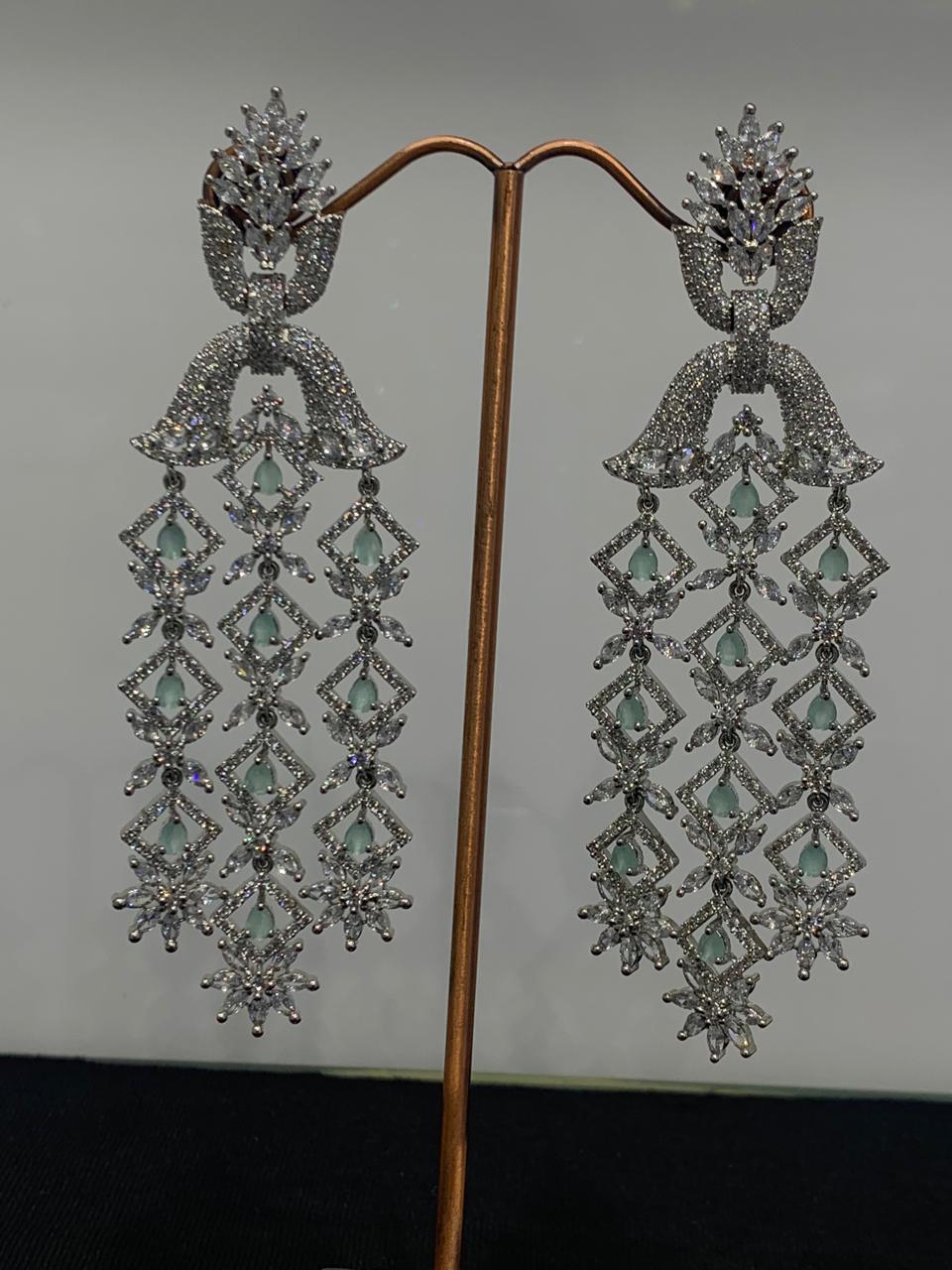 AD Mint Earrings